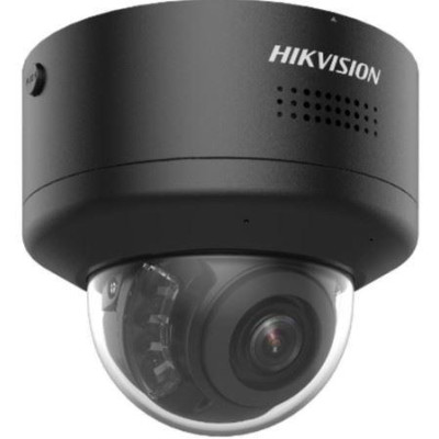DS-2CD2746G2H-IPTRZS2U/SL(2.8-12)BLK - 4MPix IP PTRZ AcuSense Dome kamera, IR 40m, Audio, Alarm, blikač, IK10