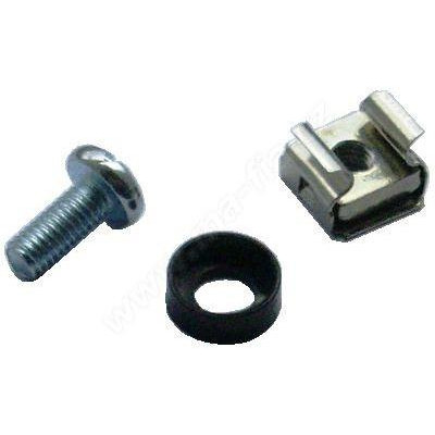 SADAM6 - Montážní sada M6, 4x šroub M6, 4x matka, 4x podložka