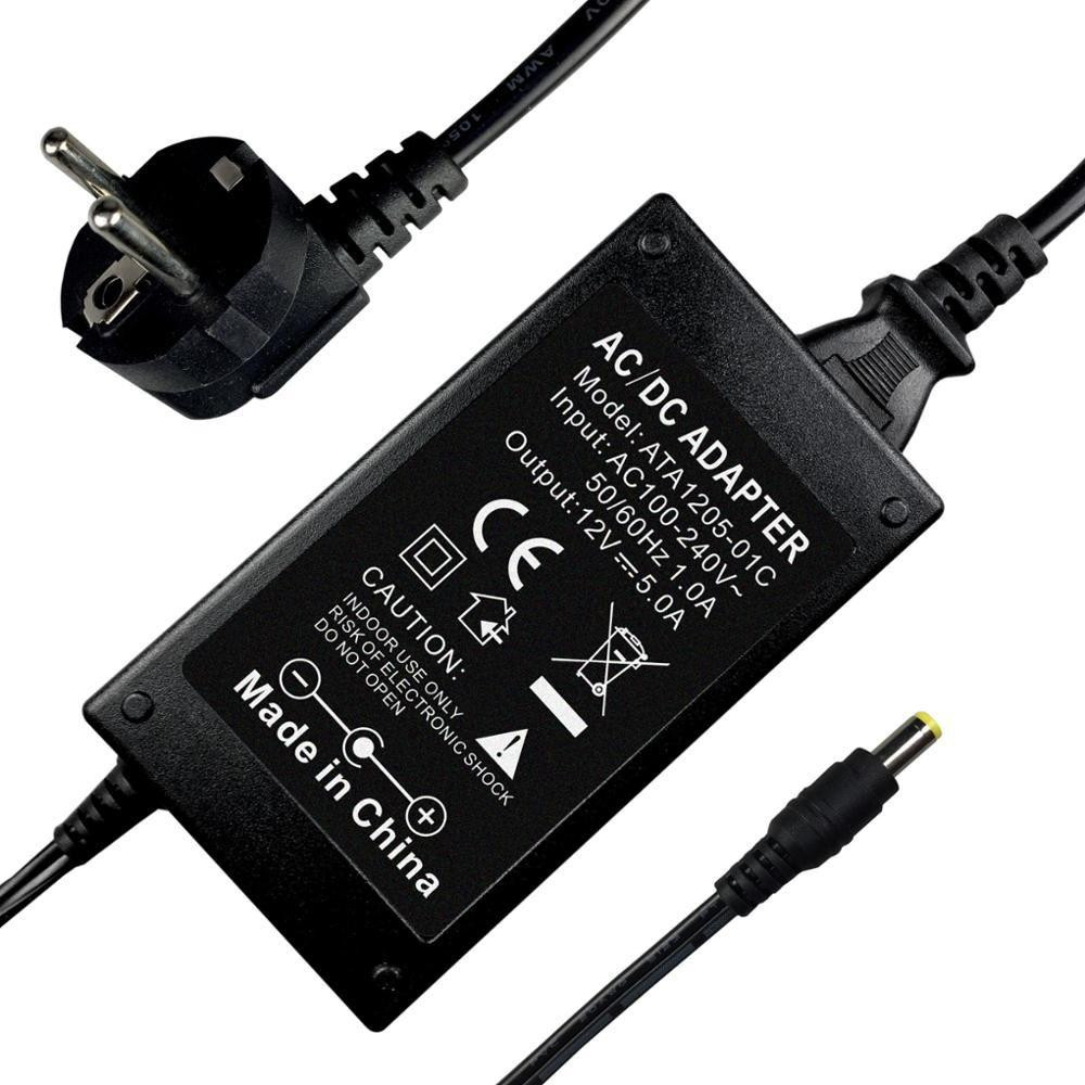 ATA1205 - Stabilizovaný zdroj 12VDC / 5A / 60W, napájecí kabel ATA1205 - Stabilizovaný zdroj 12VDC / 5A / 60W, napájecí kabel
