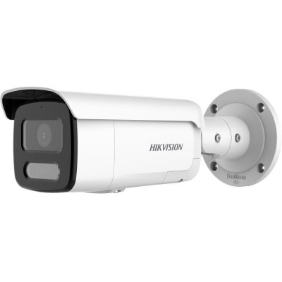 DS-2CD2T47G2H-LISU/SL(2.8mm)(eF) - 4MPix IP Bullet Hybrid ColorVu AcuSense kamera, LED/IR 60m, WDR 130dB, audio, alarm, IP67, bl