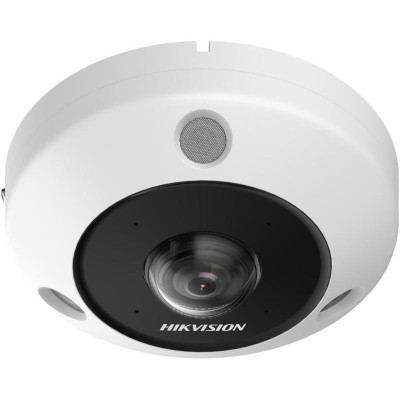 DS-2CD6365G1-IVS(1.16mm) - 6MPix IP Fisheye kamera, IR 15m, Audio, Alarm, mikrofon, reproduktor, IP67, IK10