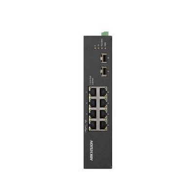 DS-3T0510HP-E/HS - Průmyslový switch, 8x Gb PoE (2x Hi-PoE) + 2x Gb SFP, 110W, Super PoE