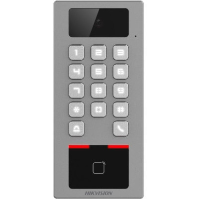 DS-K1T502DBWX-C - IP interkom/vstupní videoterminál se čtečkou Mifare karet