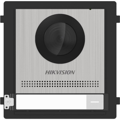 DS-KD8003-IME1(B)/S - Modul IP interkomu 1-tlačítkový s kamerou, nerez