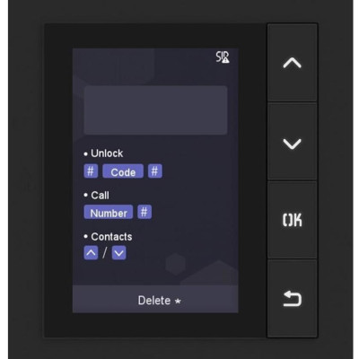 DS-KD-DIS - Modul s displejem a podsvícenými tlačítky