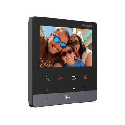 DS-KH6100-E1 - Vnitřní IP stanice s 4,3"TFT obrazovkou, PoE