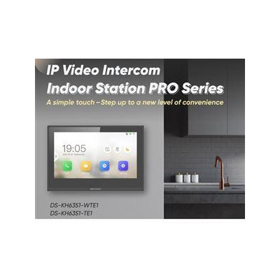 DS-KH6351-WTE1 - 7" IP bytový dotykový monitor, PoE, Wi-Fi