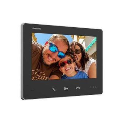 DS-KH7300EY-WTE2 - 2-žilový HD 7“ dotykový monitor s Wifi, černý