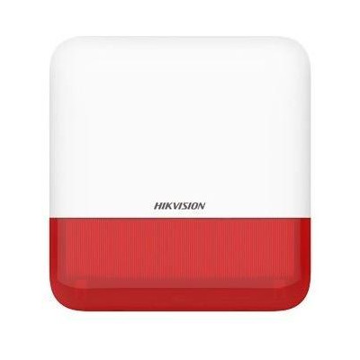 DS-PS1-E-WE(RED Indicator) - AX PRO Bezdrátová venkovní siréna, červená