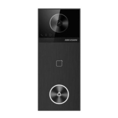 DS-KV6114-WBE1 - Jednotlačítkový IP dveřní interkom, 4MPx kamera, čtečka karet, Wi-Fi, Bluetooth