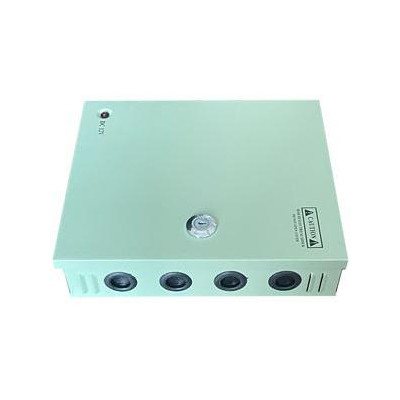 HW-12V-15A-9 - spínaný stabilizovaný zdroj 12VDC/15A v boxu s jištěnými výstupy