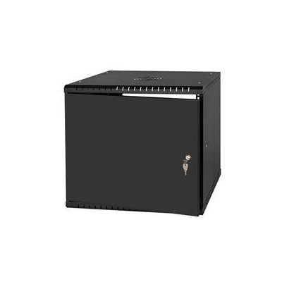 LX19-9U-450MB - LEXI-Net Basic Rozvaděč nástěnný 19" 9U 520x450, dveře plech, černý