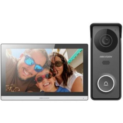 DS-KIS313-P(B)  - Kit videotelefonu, analog. 4-drát, bytový monitor + dveřní stanice