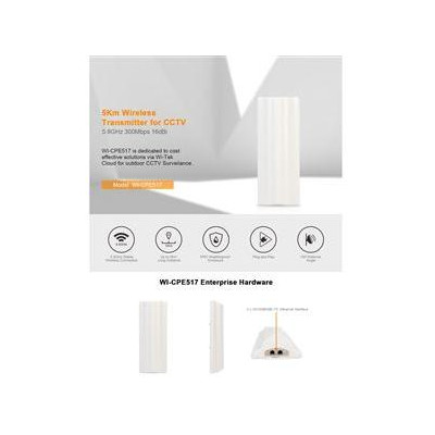 WI-CPE517 - 5,8Ghz Sector Antenna 300Mbps, 5km Outdoor Wireless CPE, 2x 100M out