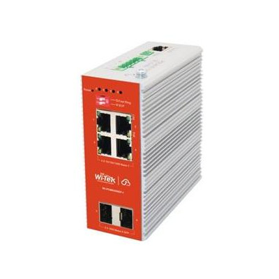 WI-PCMS306GF-I - Průmyslový 4GE + 2SFP 802.3af/at Cloud L2 PoE switch, 120W