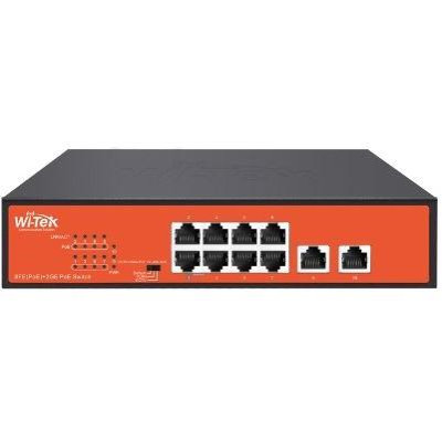 WI-PS210G V4 - 8FE + 2GE HiPoE switch, 250m, 120W