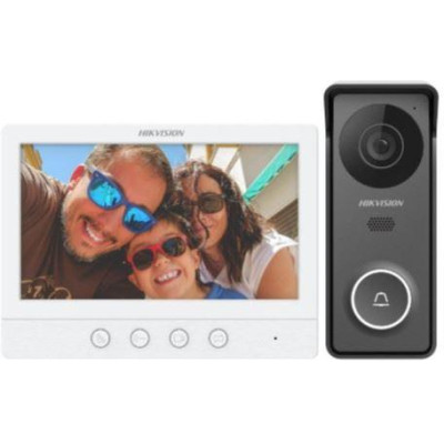 DS-KIS213(B) - Kit videotelefonu, analog. 4-drát, bytový monitor + dveřní stanice