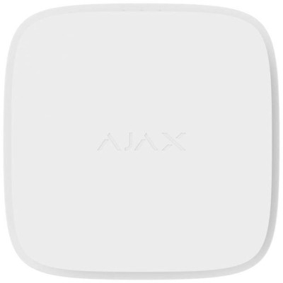 AJAX FireProtect 2 RB (Heat/Sm/CO), bílá - Bezdrátový kouřový, teplotní a CO detektor, vyměnitelné baterie, vestavěná 85 dB siré