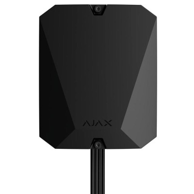 AJAX Hub Hybrid (4G), černá - Hybridní ústředna,3. st. zabezpečení, 2x SIM 4G, Ethernet, 50 uživatelů, 100 detektorů, 9 podsysté