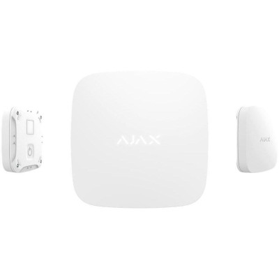 AJAX LeaksProtect, bílý - Bezdrátový detektor zaplavení, automatické ukončení poplachu při odtoku vody, IP65, malé rozměry