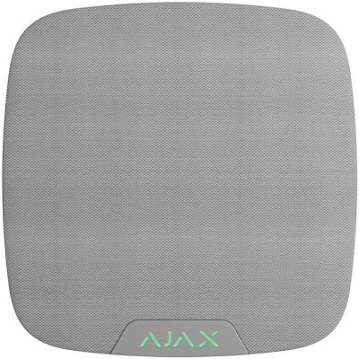 AJAX SpeakerPhone, bílý - Bezdrátový obousměrný hlasový modul, výkon 80–103 dB, zabudovaná LED dioda, nadčasový design