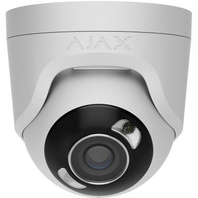 AJAX TurretCam HL (5 Mpx/2.8 mm), bílá - IP kamera 5 Mpx, obj. 2,8mm, hybridní osvětlení na 50m, AI Analytics, microSD, H.265, W