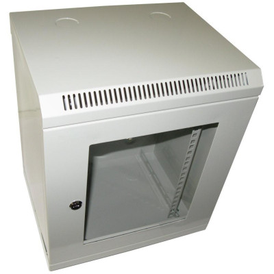 XtendLan Skříň 10", 9U, 280x350, šedý, prosklený