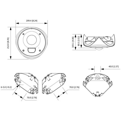 Dahua IPC-HCBW8442-0250B