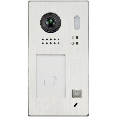 XtendLan Dveřní stanice Digital 2-drát/ 1x zvonek/ 2Mpix 170st/ IR/ dual RFID 125kHz a 13,56MHz/ povrchová montáž
