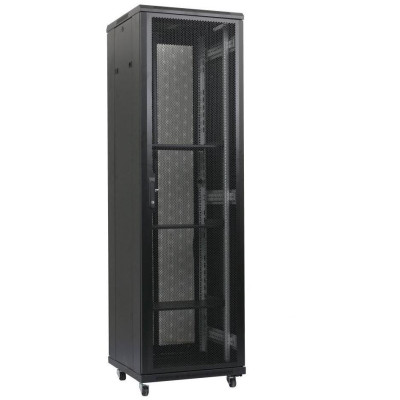 XtendLan 47U/800x1000 stojanový, černý, perforované dveře a záda