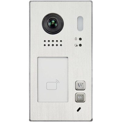 OPRAVENÉ - XtendLan Dveřní stanice Digital 2-drát/ 2x zvonek/ 2Mpix 170st/ IR/ dual RFID 125kHz a 13,56MHz/ povrchová mo...