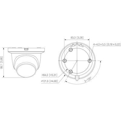 Dahua IPC-HDW5541TM-ASE-0280B-S3