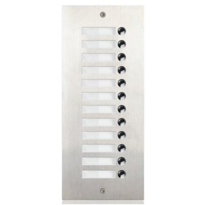 XtendLan Rozšiřující panel pro DPC-D221/ 12x zvonek/ zápustná montáž