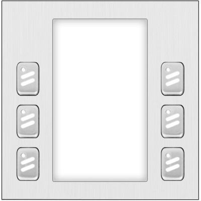 XtendLan modul 6x tlačítko mechanické (DPC-IP81 a DPC-D281)