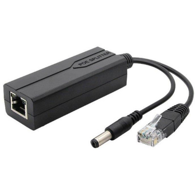XtendLan XL-POES-12V1, PoE splitter 802.3af, 100Mb, stabilizovaných 12V/1.2A, přep. ochrana