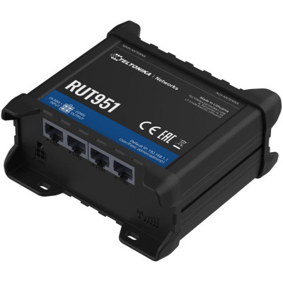 Teltonika LTE Wi-Fi Router RUT951, 2,4 GHz, 802.11b/g/n, 2/3/4G, LTE
