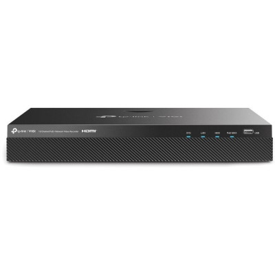TP-Link VIGI NVR2016H-16MP, 16 kanálů, 80Mbps, H.265+, 2x SATA, max. 20 TB, 16x PoE+, 2x USB, 1x eSATA, VGA, HDMI