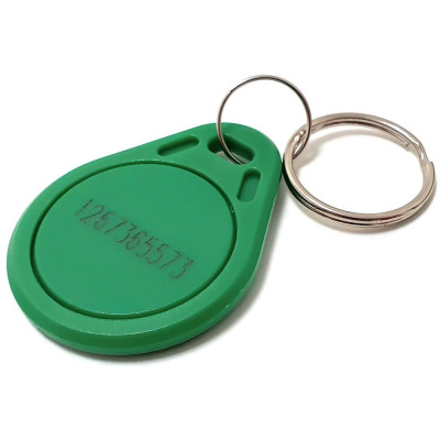 XtendLan Identifikační klíčenka k dveřním stanicím, RFID 125kHz - s číslem - green