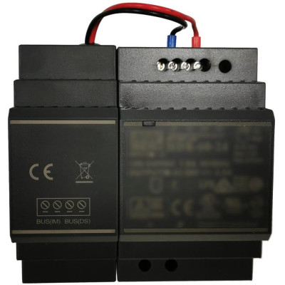 XtendLan Napájecí adaptér vč. injektoru pro D2D (digital) systém, montáž na DIN lištu, 28VDC/2,1A