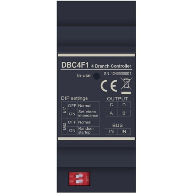 XtendLan Rozbočovač D2 1:4 pro dveřníky nebo monitory (max. 4)