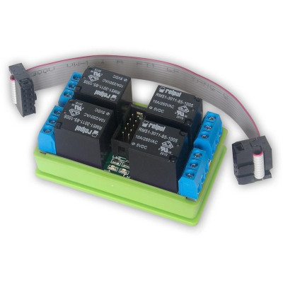TINYCONTROL 4x relé 10A, rozšiřující modul pro LAN ovladač LK3 a LK4