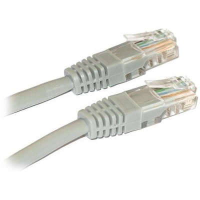 XtendLan Patch kabel Cat 5e UTP 0,5m - šedý