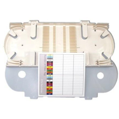 XtendLan plastová kazeta s pro uchycení 24 svarků průměru 4mm, svarky vedle sebe