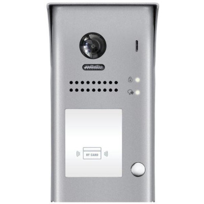 XtendLan Dveřní stanice 2-drát D2/ 1x zvonek/ kamera 170st/ povrchová montáž/ RFID 125kHz