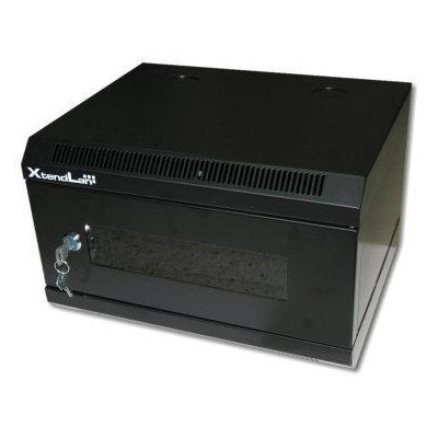 XtendLan Skříň 10", 4U, 280x350, černý, prosklený