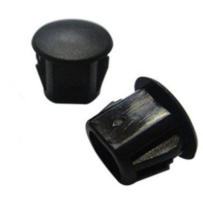 XtendLan ST zátka do otvorů v rozvaděči,  simplex, černá, "D" otvor