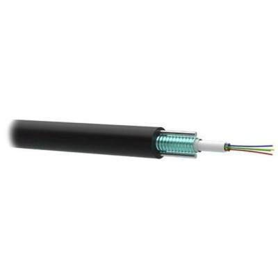 XtendLan FO kabel, 9/125, 24vl. samonosný panceřovaný 2x ocelový drát