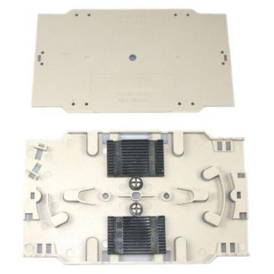 XtendLan plastová kazeta s pro uchycení 24 svarků průměru 2mm, svarky vedle sebe