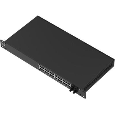 Teltonika SWM282 manažovaný switch, 24x GbE (24x PoE+), 4x SFP, L2+, 19" rack
