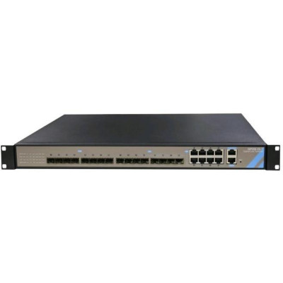XtendLan GPON OLT, 8x PON SFP, 8x SFP/RJ-45 1000Base-T, redundantní AC+DC